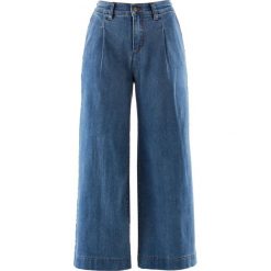 Boyfriendy damskie: Dżinsy 7/8 WIDE bonprix niebieski „stone”