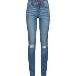 Dżinsy "multi-stretch" SKINNY bonprix jasnoniebieski. Niebieskie jeansy damskie skinny bonprix, z jeansu. Za 54,99 zł.