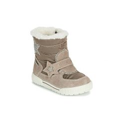 Śniegowce Dziecko Primigi RIDE 19 GORE-TEX. Brązowe kozaki dziewczęce Primigi, bez wzorów, z gore-texu, bez obcasa. Za 245,70 zł.