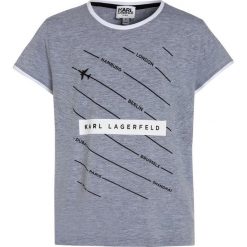 KARL LAGERFELD Tshirt z nadrukiem meliertes grau. Szare t-shirty męskie KARL LAGERFELD, z nadrukiem, z bawełny. Za 209,00 zł.