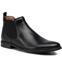 Sztyblety LASOCKI FOR MEN - MB-DYLAN-01 Black. Czarne sztyblety męskie Lasocki For Men, ze skóry, bez zapięcia. Za 199,99 zł.
