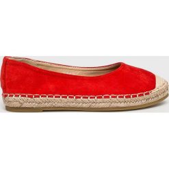 Answear - Espadryle Marquiz. Czerwone espadryle damskie ANSWEAR, bez wzorów, z gumy, bez obcasa, na obcasie. W wyprzedaży za 79,90 zł.
