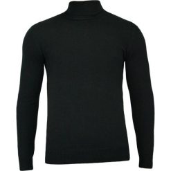 Elegancki Golf Męski - Brave Soul - 1oo% BAWEŁNA - Czarny SWBRSAW16HUMEBLACK. Czarne swetry męskie m, z bawełny, eleganckie, z golfem. Za 79,00 zł.