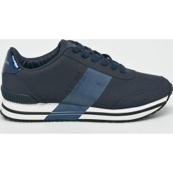 Calvin Klein Jeans - Buty. Niebieskie buty sportowe męskie Calvin Klein Jeans, z jeansu, na sznurówki. W wyprzedaży za 349,90 zł.