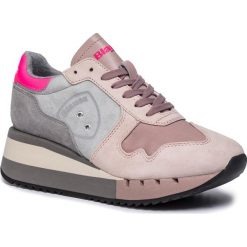 Sneakersy BLAUER - 9FCHARLOTTE01/FLU Nude. Szare półbuty damskie Blauer, ze skóry. Za 569,00 zł.