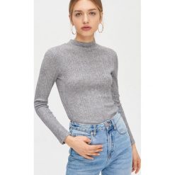 Sweter ze stójką - Jasny szary. Szare swetry damskie Cropp, s, bez wzorów, bez rękawów, bez kaptura. W wyprzedaży za 42,99 zł.
