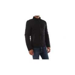 Kurtki pikowane Guess M94L49 W6NW1 QUILTED JKT. Czarne kurtki męskie Guess, xl, z aplikacjami, bez kaptura. Za 571,71 zł.