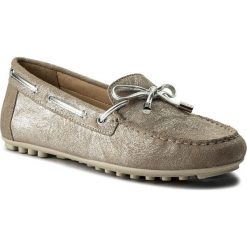 Mokasyny GEOX - D Leelyan A D724RA 00077 C1007 Silver. Szare mokasyny damskie Geox, z materiału. W wyprzedaży za 279,00 zł.