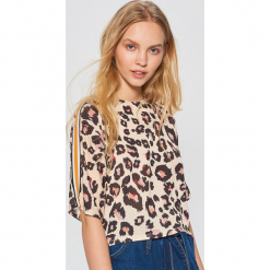 Koszulka ze zwierzęcym wzorem - Biały. Białe t-shirty damskie marki Cropp, l, z motywem zwierzęcym. Za 49,99 zł.
