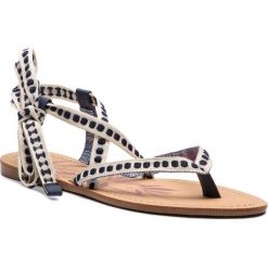 Sandały PEPE JEANS - Munch West PLS90340 Navy 595. Brązowe klapki damskie Pepe Jeans, bez wzorów, z jeansu, bez obcasa. W wyprzedaży za 129,00 zł.