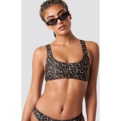 NA-KD Swimwear Sportowa góra bikini - Brown. Brązowe bez kategorii marki NA-KD Swimwear. Za 60,95 zł.