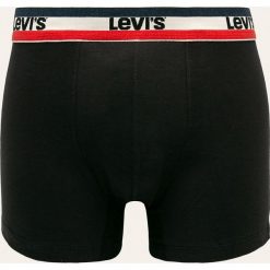 Levi's - Bokserki (2-pack). Czarne bokserki męskie Levi's®, bez wzorów, z elastanu. W wyprzedaży za 79,90 zł.
