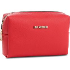 Kosmetyczka LOVE MOSCHINO - JC5390PP06LQ0500 Rosso. Czerwone kosmetyczki męskie Love Moschino, ze skóry ekologicznej. Za 229,00 zł.