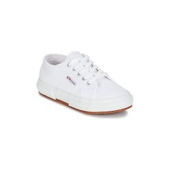 Buty Dziecko Superga 2750 KIDS. Białe trampki dziewczęce Superga, bez wzorów, bez zapięcia. Za 208,74 zł.