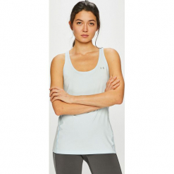 Under Armour - Top. Szare topy damskie Under Armour, s, z elastanu, z okrągłym kołnierzem. Za 119,90 zł.