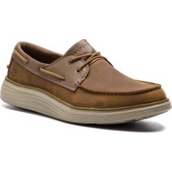 Półbuty SKECHERS - Former 65894/DSCH Desert. Pomarańczowe półbuty męskie Skechers, na co dzień, bez wzorów, ze skóry ekologicznej, eleganckie, bez zapięcia. Za 299,99 zł.