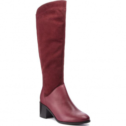 Kozaki SERGIO BARDI - Fiave FW127361318DP 634. Czerwone bez kategorii marki Sergio Bardi, z materiału, przed kolano, na wysokim obcasie, na obcasie. Za 429,00 zł.