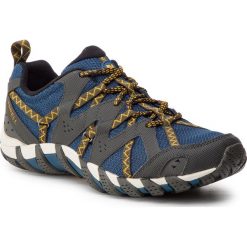 Trekkingi MERRELL - Waterpro Maipo 2 J48615 Blue Wing. Niebieskie trapery męskie Merrell, ze skóry ekologicznej, bez zapięcia. W wyprzedaży za 249,00 zł.