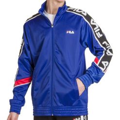 FILA TED TRACK > 687706-A486. Bluzy męskie Fila, xl, z aplikacjami, z poliesteru, klasyczne, bez kołnierzyka, bez rękawów, bez kaptura. Za 369,99 zł.
