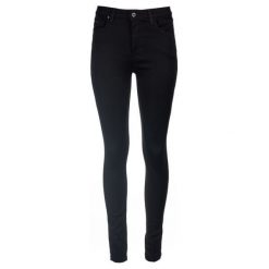 Pepe Jeans Jeansy Damskie Regent 31/30, Czarne. Czarne jeansy damskie Pepe Jeans, z jeansu, z podwyższonym stanem. W wyprzedaży za 290,00 zł.
