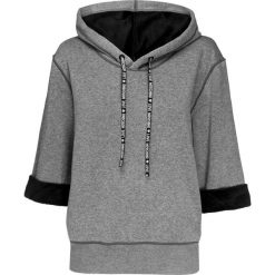 Bluza LOVE MOSCHINO. Szare bluzy damskie Love Moschino, bez wzorów, z tkaniny, bez rękawów, bez kaptura. W wyprzedaży za 730,00 zł.