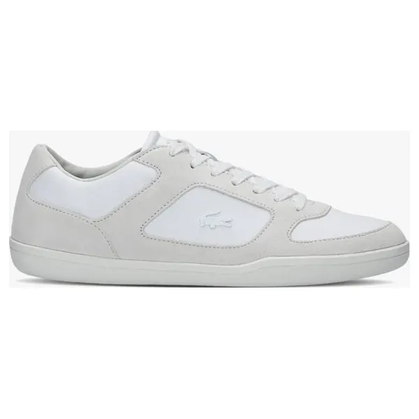 Lacoste Court-Minimal 316 1 buty męskie, biały, rozmiar 44,5. Białe buty sportowe męskie Lacoste, ze skóry, bez zapięcia. W wyprzedaży za 212,49 zł.