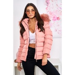 Blanche Puchowa Kurtka Jenot Kolor Łosoś S. Czarne kurtki damskie LIGARI, s, w paski, z bawełny. Za 229,00 zł.