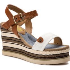 Espadryle REFRESH - 69910 Blanco. Białe espadryle damskie Refresh, bez wzorów, ze skóry ekologicznej, bez obcasa, na obcasie. W wyprzedaży za 149,00 zł.