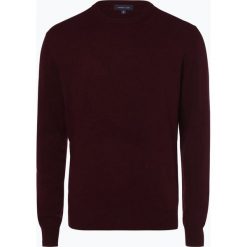 Andrew James - Sweter męski z dodatkiem kaszmiru, czerwony. Czerwone swetry męskie marki Andrew James, m, bez wzorów, z kaszmiru, bez kołnierzyka, bez kaptura. Za 229,95 zł.