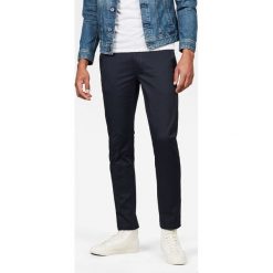 G-Star Raw - Spodnie Bronson. Niebieskie spodnie męskie G-Star RAW, bez wzorów, z elastanu, retro. W wyprzedaży za 199,90 zł.