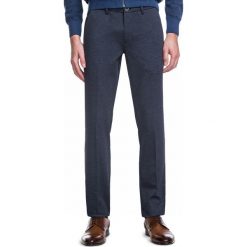 Spodnie STEFANO SMNS030095. Niebieskie spodnie męskie Giacomo Conti, na co dzień, m, bez wzorów, z elastanu, eleganckie. Za 199,00 zł.