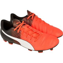 Buty piłkarskie Puma evoPOWER 4.3 Fg M 10358503. Czerwone buty sportowe męskie Puma, ze skóry, na sznurówki, do piłki nożnej. W wyprzedaży za 229,00 zł.