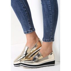 Złote Slip On Damask. Żółte trampki damskie slip on marki Inny. Za 69,99 zł.