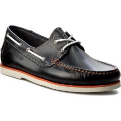 Mokasyny CAMEL ACTIVE - Sail 486.11.12 Midnight (Orange). Niebieskie mokasyny męskie Camel Active, na co dzień, bez wzorów, ze skóry, eleganckie, bez zapięcia. W wyprzedaży za 379,00 zł.