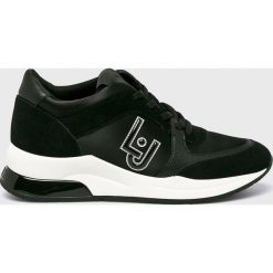 Liu Jo - Buty. Czarne buty sportowe damskie Liu Jo, ze skóry. W wyprzedaży za 449,90 zł.