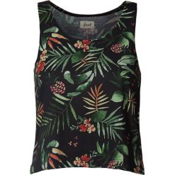 Top "Nielsen" w kolorze czarnym ze wzorem. Czarne bluzki damskie Street Wear, xs, bez wzorów, z bawełny, z okrągłym kołnierzem. W wyprzedaży za 77,95 zł.
