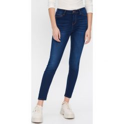Jeansy push up - Granatowy. Niebieskie jeansy damskie House. Za 79,99 zł.