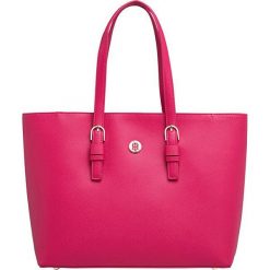 Tommy Hilfiger Torebka damska Class ic Saffiano Ew Tote Jasny klejnot. Torebki klasyczne damskie TOMMY HILFIGER, bez wzorów, bez dodatków. W wyprzedaży za 533,00 zł.