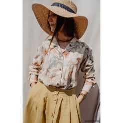 Jedwabna koszula oversize, FLORAL 1. Koszule damskie Pakamera, bez wzorów, z jedwabiu, bez kołnierzyka, bez rękawów. Za 379,00 zł.