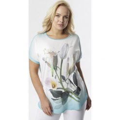 Miętowa Bluzka Salolaeno. Zielone bluzki damskie Born2be, xl, bez wzorów, bez kołnierzyka, bez rękawów. W wyprzedaży za 39,99 zł.