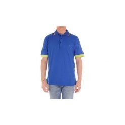 Koszulki polo z krótkim rękawem Mqj MTQ19042. Niebieskie koszulki męskie Mqj, xl, bez wzorów, z krótkim rękawem. Za 191,07 zł.