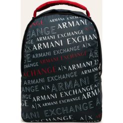 Armani Exchange - Plecak. Niebieskie plecaki męskie Armani Exchange, bez wzorów, z poliesteru. W wyprzedaży za 349,90 zł.