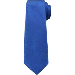 Krawat Męski z Orientalną Fakturą - 6 cm - Angelo di Monti, Niebieski KRADM1364. Niebieskie krawaty męskie Angelo di Monti, bez wzorów. Za 25,00 zł.