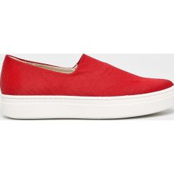 Vagabond - Buty Camille. Czerwone buty sportowe damskie Vagabond, bez wzorów, ze skóry, sportowe. W wyprzedaży za 199,90 zł.
