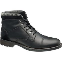 Buty zimowe męskie: kozaki męskie AM SHOE czarne