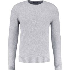 Swetry klasyczne męskie: Drumohr GIROCOLLO GARZATO Sweter grigio