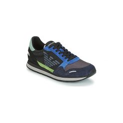 Buty Emporio Armani PINO. Czarne trampki męskie Emporio Armani, bez wzorów, bez zapięcia. Za 599,20 zł.