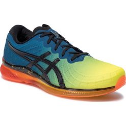 Buty ASICS - Gel-Quantium Infinity 1021A171 Sour Yuzu/Black 750. Żółte buty sportowe męskie Asics, z tworzywa sztucznego, bez zapięcia, na fitness i siłownię. W wyprzedaży za 469,00 zł.