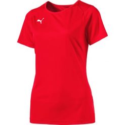 Puma Koszulka Czerwony. Czerwone koszulki damskie Puma, s, bez wzorów, z bawełny, bez kołnierzyka, z krótkim rękawem. Za 102,95 zł.