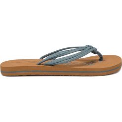 O'Neill Japonki Brązowy Szary. Szare klapki damskie O'Neill, w paski, z materiału, bez obcasa. Za 137,95 zł.